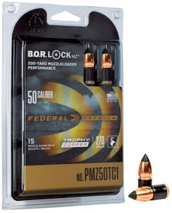 Federal Trophy Copper Muzzleloader Bullet, .50, 270 Grain