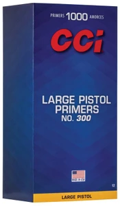 CCI Large Pistol Primer, No. 300 (1000 ct)