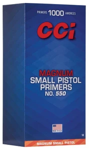 CCI Small Pistol Magnum Primer, No. 550 (1000 ct)