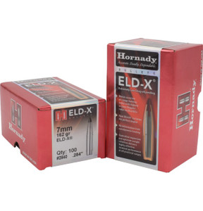 Hornady 7mm .284 162 gr ELD‑X Bullet Tips