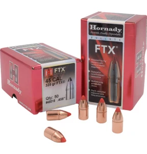 Hornady 45 Cal .458 325 gr FTX (45‑70 & 450 Marlin) Bullet Tips