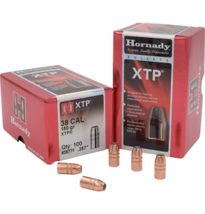 Hornady 38 Cal .357 180 gr XTP Bullet Tips