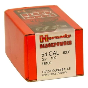 Hornady 54 Cal .530 Lead Balls 0gr
