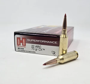 Hornady 22 ARC 70 gr CX® Superformance