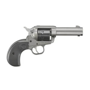 Ruger Wrangler 22LR, 3.75" Silver Cerakote w/Birdshead Grips