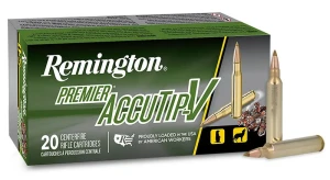 Remington Premier AccuTip-V, 204 Ruger, 40 Grain, AccuTip-V, 3900 fps