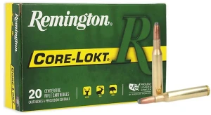 Remington 270 Win, 150 Grain, Core-Lokt Soft Point, 2850 fps