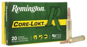 Remington 7mm Rem Mag, 150 Grain, Pointed Soft Point Core Lokt, 3110 fps
