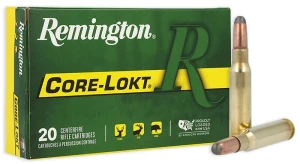 Remington 308 Win, 180 Grain, Core-Lokt Soft Point, 2620 fps