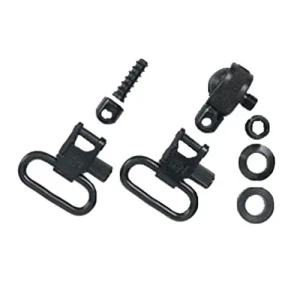 Uncle Mike’s Magnum Swivel Set Quick Detach 115 MC Blued 1″ Loop for Most Pump & Auto Shotguns