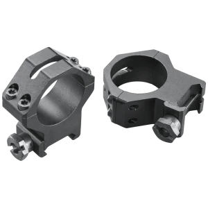 Weaver 30mm High Four Hole Skeleton Rifle Scope Rings, Matte Black