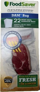 FoodSaver Vacuum-Seal Bags - Gallon Liquid Block Bags, 22ct