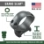 Weaver 1" Medium Matte Grand Slam Steel Top Mount Rings