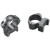 Weaver 1" High Matte Grand Slam Steel Top Mount Rings