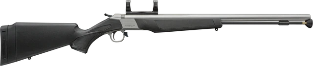 CVA Wolf V2 50 Cal Black/Stainless w/Integral Scope Mounts