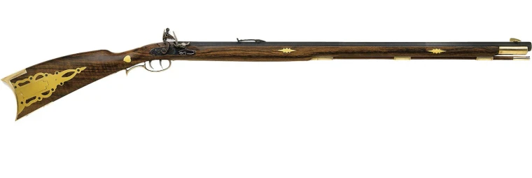 Traditions Pennsylvania Rifle .50 cal Flintlock, Select Hardwood, 33.5" Blued Barrel