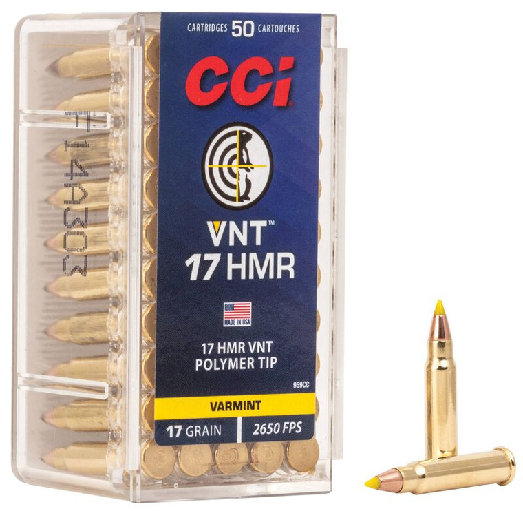CCI VNT™, 17 HMR, 17 Grain, VNT