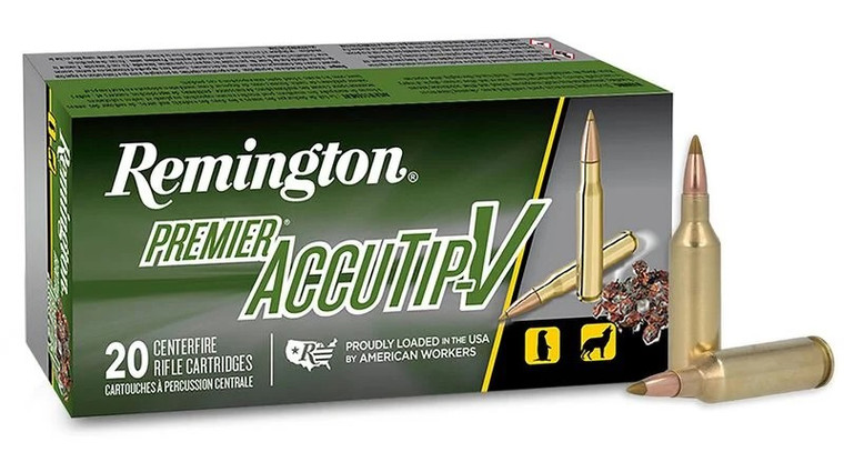 Remington 17 Rem Fireball 20gr Premier AccuTip-V Ammo