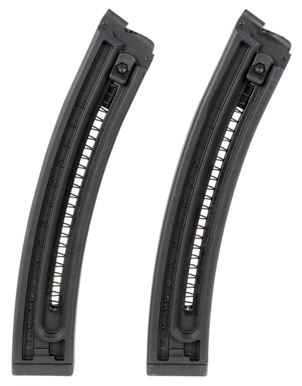 American Tactical GSG-16 22LR Black Detachable 22rd Magazine, 2 Per Pack