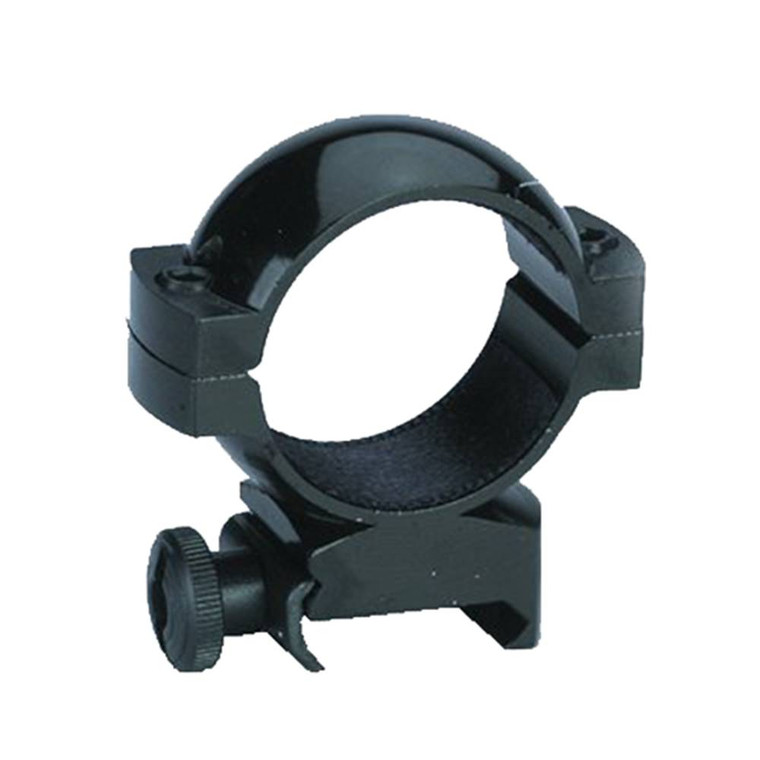 Traditions 30mm High Gloss Weaver Style Aluminum Scope Rings, Black