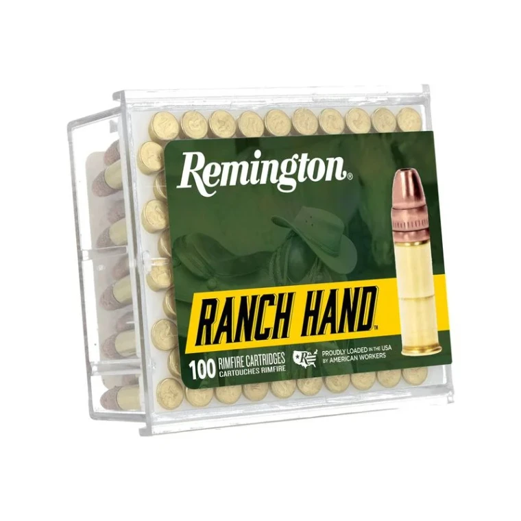 Remington Ranch Hand, 22 LR, 38 Grain, Copper Plated Hollow Point, 1340 fps