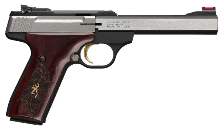 Browning Buck Mark - Medallion Rosewood - Calif. Compliant 22 LR • 5 1/2"