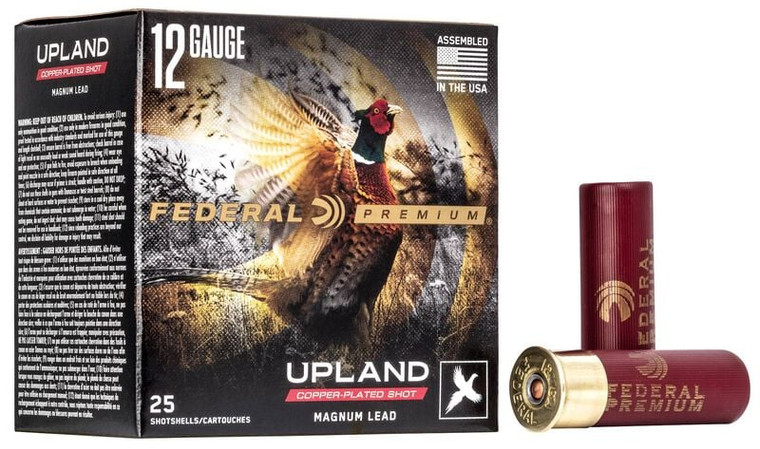 Federal Upland High Velocity, 12 Gauge, 6 Shot, 3 in, 1 5/8 oz, 1350 fps