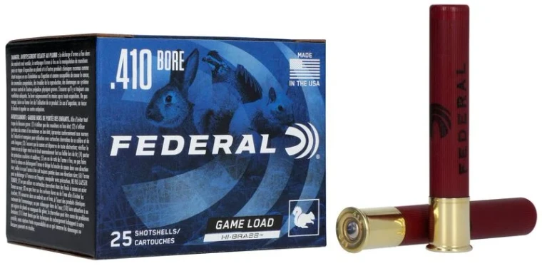 Federal Game Load Upland Hi-Brass, 410 Bore, 6 Shot, 3 in, 11/16 oz, 1135 fps