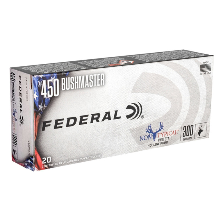 Federal Non-Typical 450 Bushmaster Ammo 300 Grain Soft Point