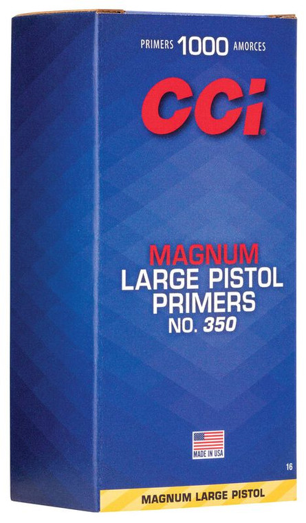 CCI Large Pistol Magnum Primer, No. 350 (1000 ct)