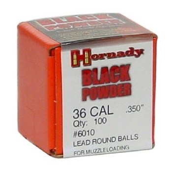 Hornady 36 Cal .350 Lead Balls 0gr