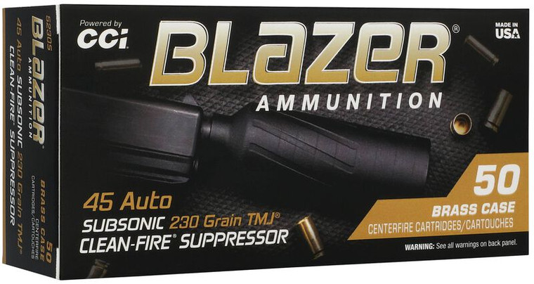 Blazer Brass Clean-Fire Suppressor, 45 Auto