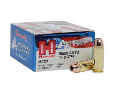 Hornady 10mm Auto 155 gr XTP American Gunner