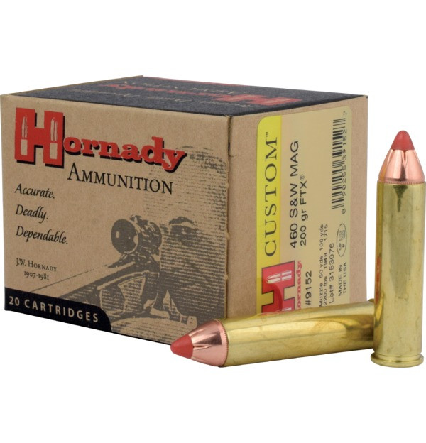 Hornady 460 S&W Magnum 200 gr FTX