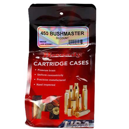 Hornady 450 Bushmaster Unprimed Rifle Cases