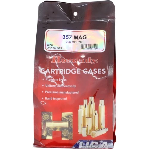 Hornady 357 Magnum Unprimed Pistol Cases