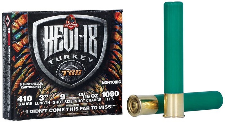 Hevi-Shot HEVI-18, 410 Bore, 9 Shot, 3 in, 13/16 oz, 1090 fps