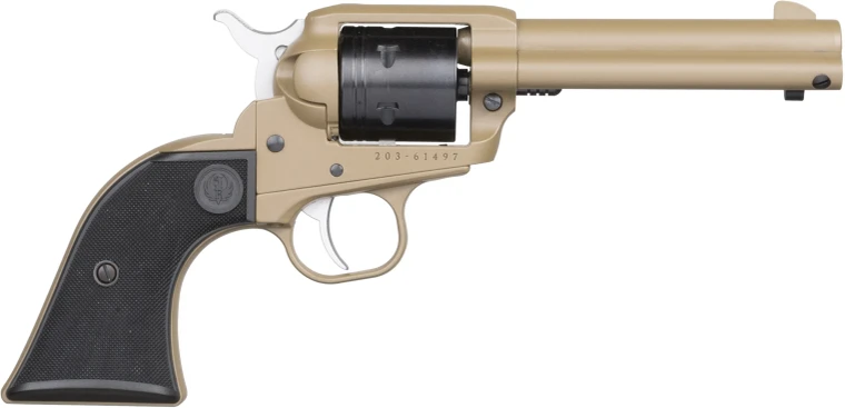 Ruger Wrangler 22LR, 4.62" Dark Earth Cerakote