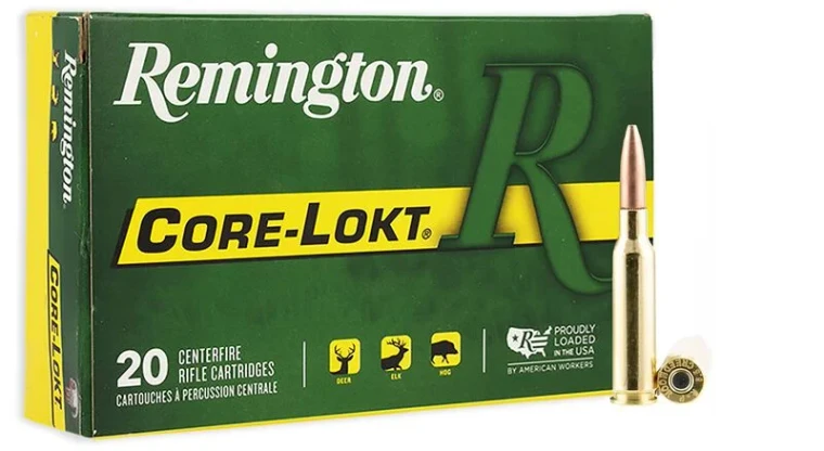 Remington Core-Lokt, 6.5 Creedmoor, 140 Grain, Pointed Soft Point Core Lokt, 2700 fps