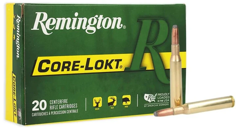 Remington 270 Win, 150 Grain, Core-Lokt Soft Point, 2850 fps