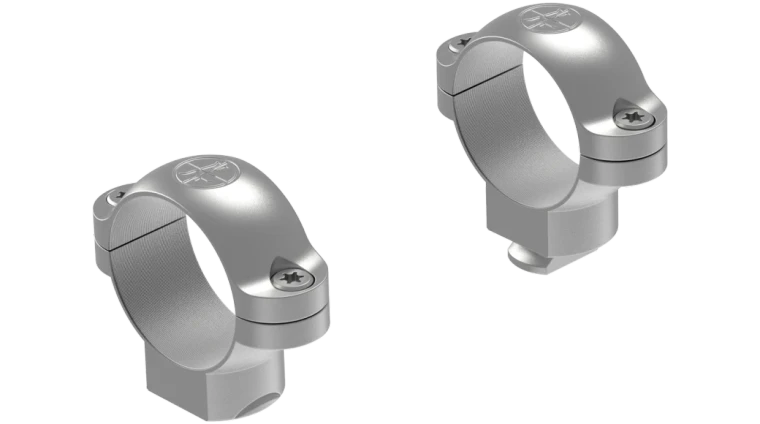 Leupold STD 1" Medium Silver Rings **DISCONTINUED**