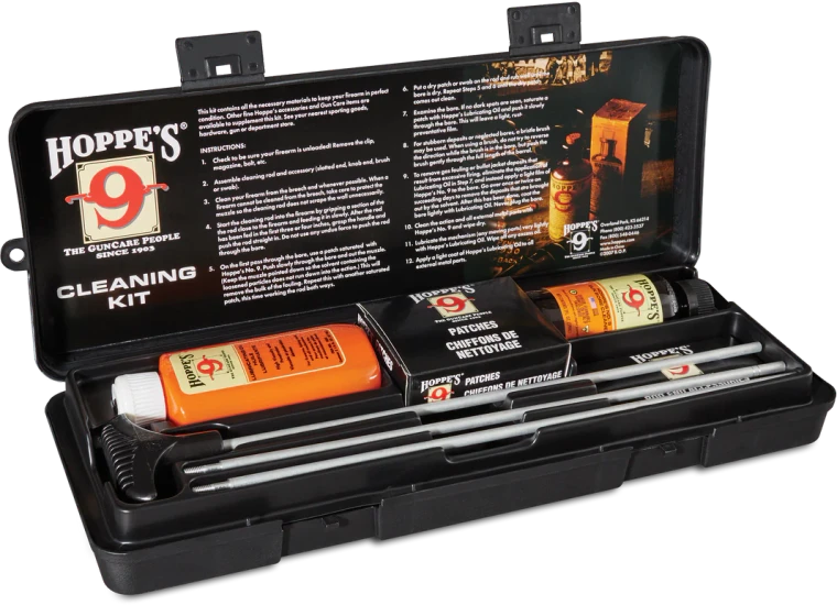 Hoppe's Rifle & Shotgun Cleaning Kit with Aluminum Rod
