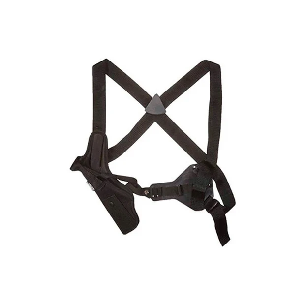 Uncle Mike's Vertical Shoulder Holster, Kodra, Black, RH, Size 5- Semi-Auto Pistol, 4.5"-5" Barrel