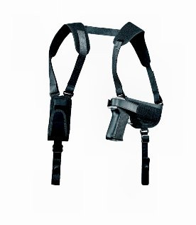Uncle Mike's Pro-Pak Ambidextrous Horizontal Shoulder Holster- Size 15- 3 3/4"-4.50" Barrel Large Autos