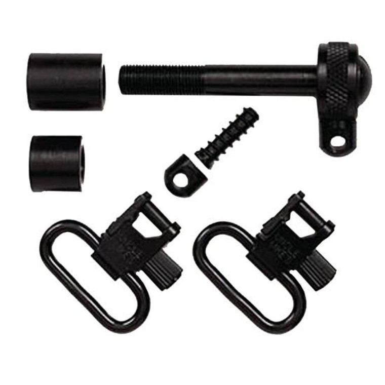 Uncle Mike's Quick Detach Sling Swivel Set Pre 1969 Remington 7600/760/760 ES 1" Swivel Steel Blued