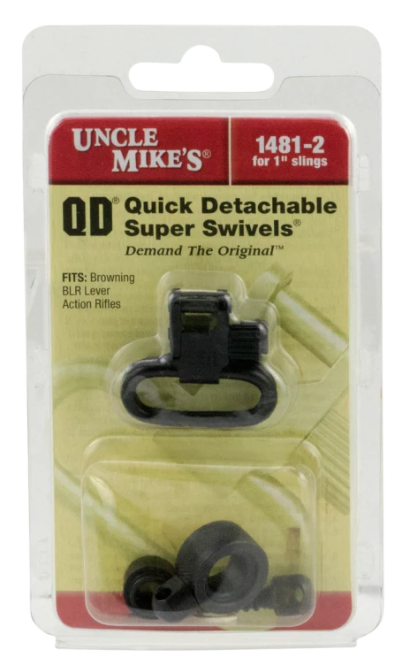 Uncle Mike's Super Swivel Quick Detach 115 BLR Blued 1" Loop for Browning BLR (Does Not Fit BLR Lightening)