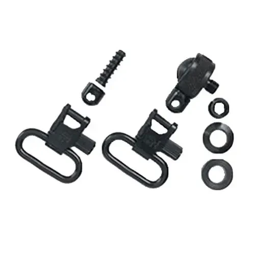 Uncle Mike’s Magnum Swivel Set Quick Detach 115 MC Blued 1″ Loop for Most Pump & Auto Shotguns