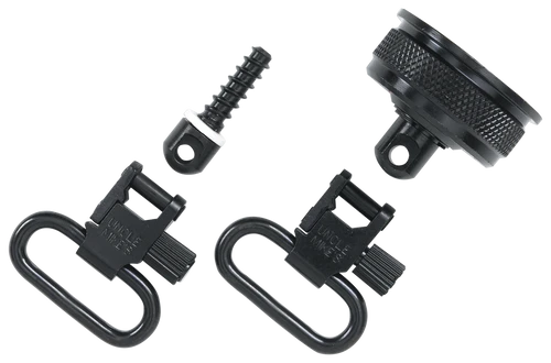 Uncle Mike's Mag Cap Steel Swivel Set, Blued, 1",  Quick Detach, 12 Gauge Remington 11-87