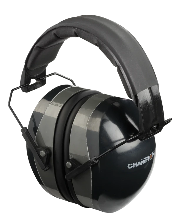 Champion Passive Ear Muffs – Gray/Black