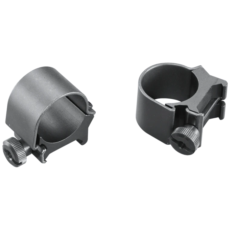 Weaver 1" Medium Detachable Top Mount Rings, Matte Black